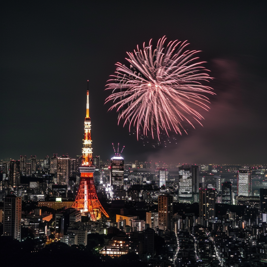 Vào dịp Tết Dương lịch, Tokyo lại càng trở nên lung linh và náo nhiệt hơn bao giờ hết