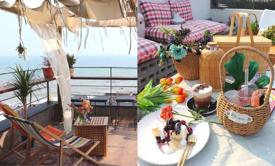 Cafe Rooftop là một trong những quán cafe view biển tuyệt đẹp tại Busan