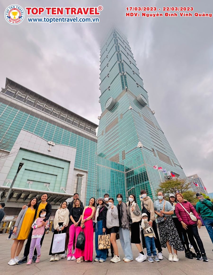 Đoàn khách Top Ten Travel tham quan, khám phá Đài Loan