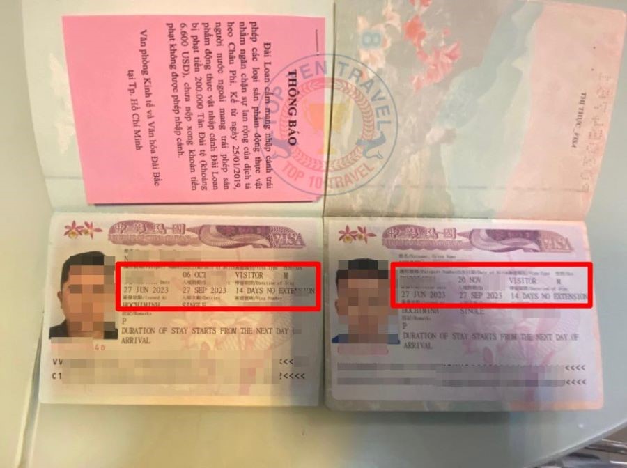 Du khách cần lưu ý những giấy tờ bắt buộc khi xin visa Đài Loan