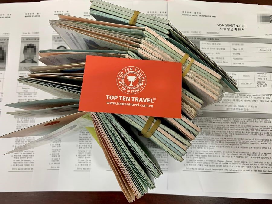 Quy trình xử lý hồ sơ xin visa tại Top Ten chuyên nghiệp và nhanh chóng