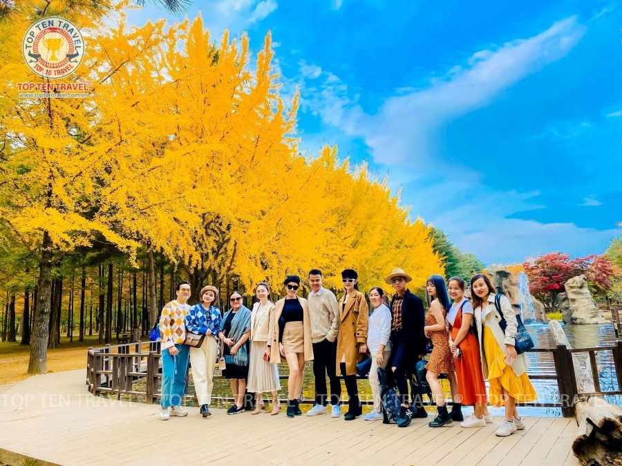 Mùa thu Hàn Quốc sở hữu nét thi vị khó tả của những rừng phong thay lá