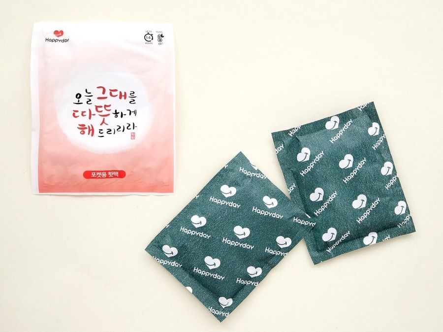 Túi chườm nóng - một trong những vật dụng không thể thiếu trong hành lý du lịch xứ sở kim chi mùa tuyết trắng