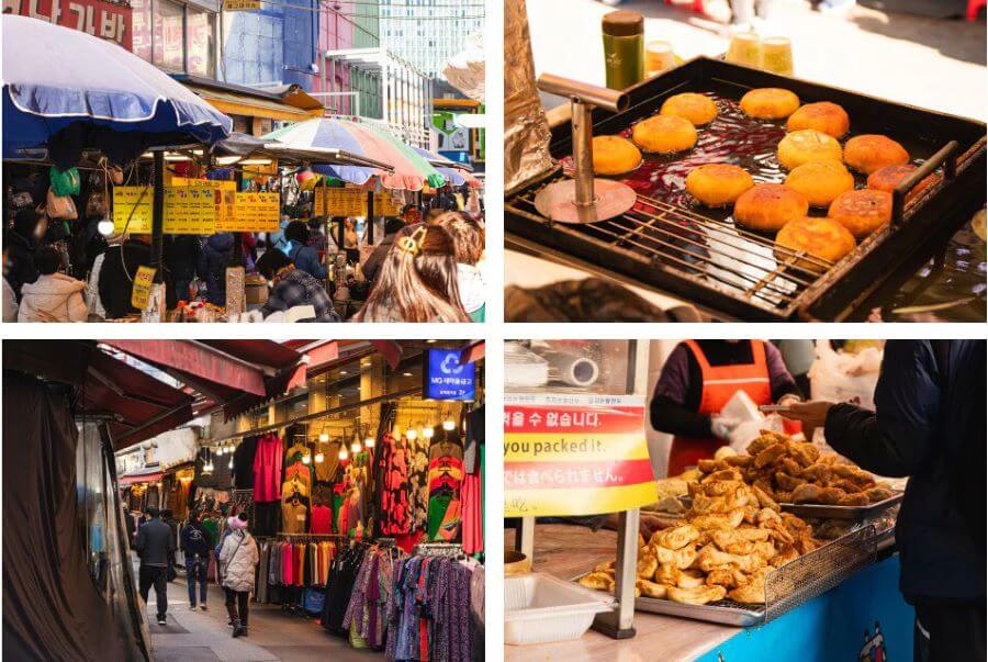 Chợ Namdaemun, tọa lạc tại trung tâm Seoul, là một trong những khu chợ truyền thống lâu đời và lớn nhất Hàn Quốc
