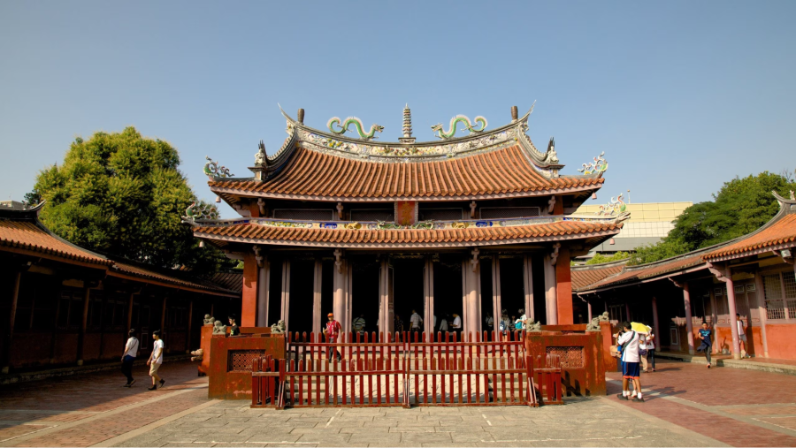  Chùa Khổng Tử tọa lạc tại thành phố Đài Nam, là một trong những ngôi chùa Nho giáo đầu tiên và lớn nhất trên đảo