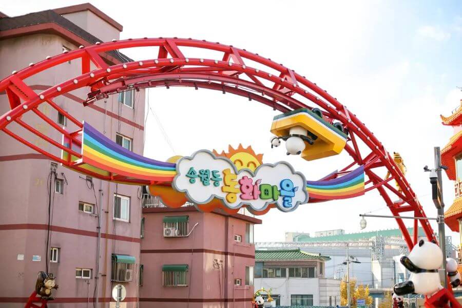 Làng Songwol Dong là một điểm đến thú vị trong chuyến du lịch Incheon mà bạn không nên bỏ qua