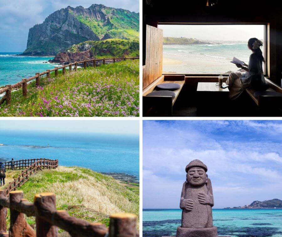 Một trong những điều tuyệt vời khi đến Jeju vào tháng 4 chính là khí hậu dễ chịu