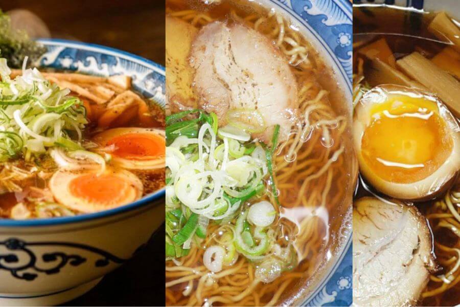 Takayama Ramen - Đây là một loại mì có nước dùng shoyu trong và thanh ngọt được hầm từ xương gà và rau củ