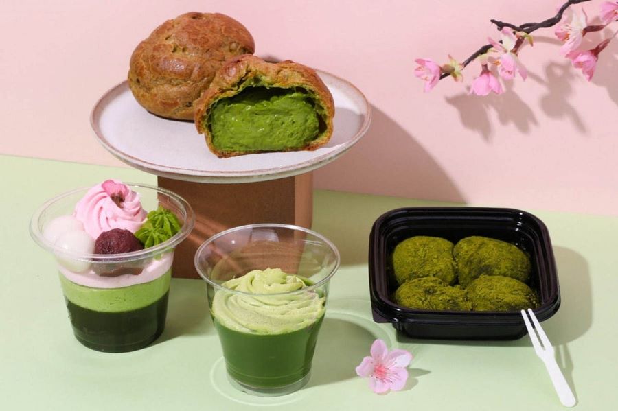 Trà xanh Nhật Bản được chế biến thành nhiều món ngon hấp dẫn khác nhau 