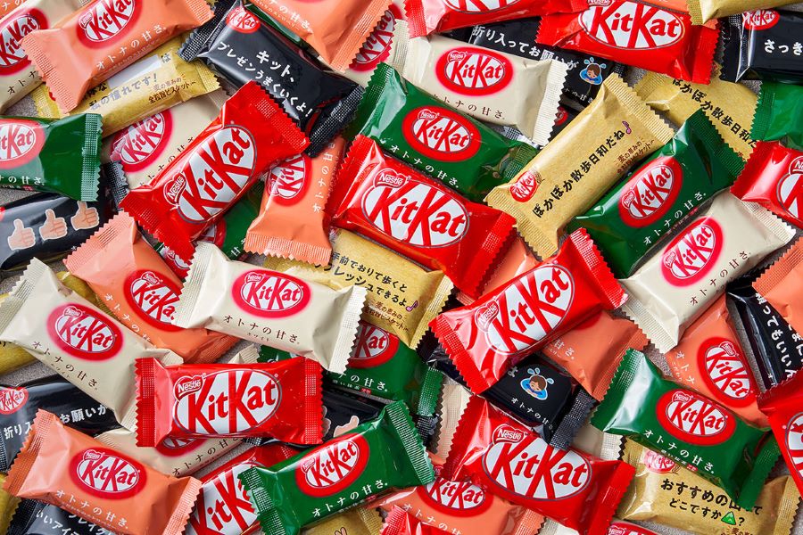 Kitkat - một trong những thương hiệu bánh kẹo được ưa chuộng bậc nhất với rất nhiều hương vị độc đáo khác nhau
