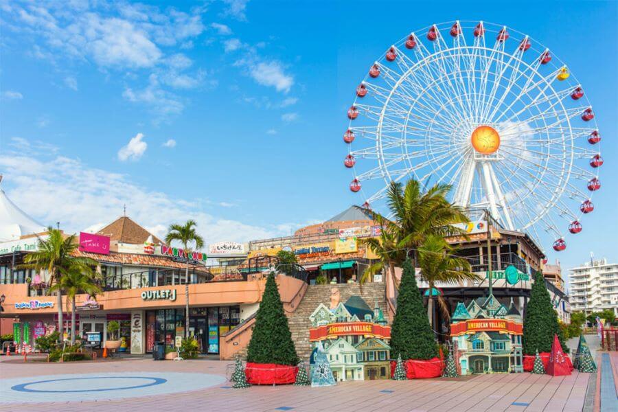 Làng Mỹ Mihama là một điểm đến độc đáo và thú vị tại Okinawa