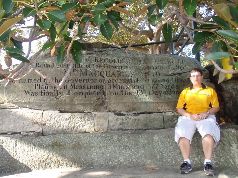 “Ghế đá của bà Macquarie” là một di tích lịch sử nổi tiếng trong các tour du lịch Úc