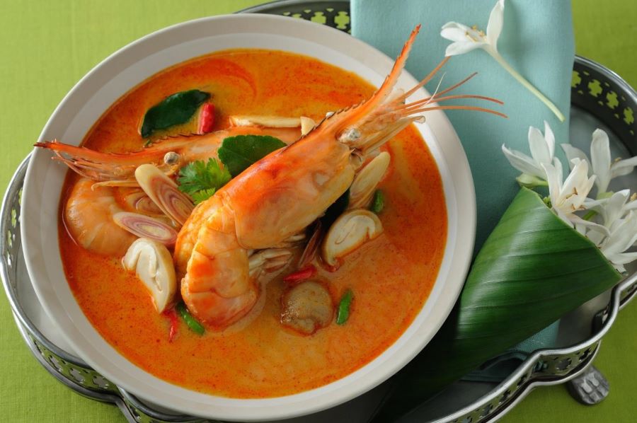Tom Yum Goong là món súp chua cay đặc trưng của Thái Lan