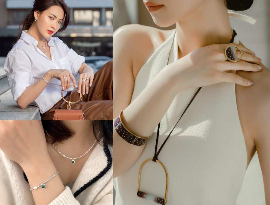 Trang sức là loại phụ kiện không thể thiếu trong các chuyến du lịch Châu Âu mùa xuân