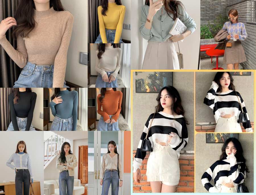 Áo len mỏng là lựa chọn lý tưởng cho những ngày se lạnh tại châu âu vào mùa xuân