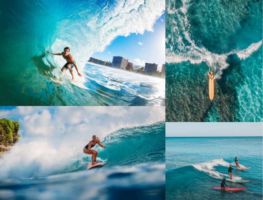 Lướt sóng là một trong những trải nghiệm hoàn hảo dành riêng cho người yêu thích mạo hiểm