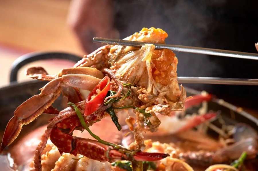 Hàn Quốc tháng 10 dường như là thời điểm tuyệt vời để bạn thưởng thức cua càng xanh
