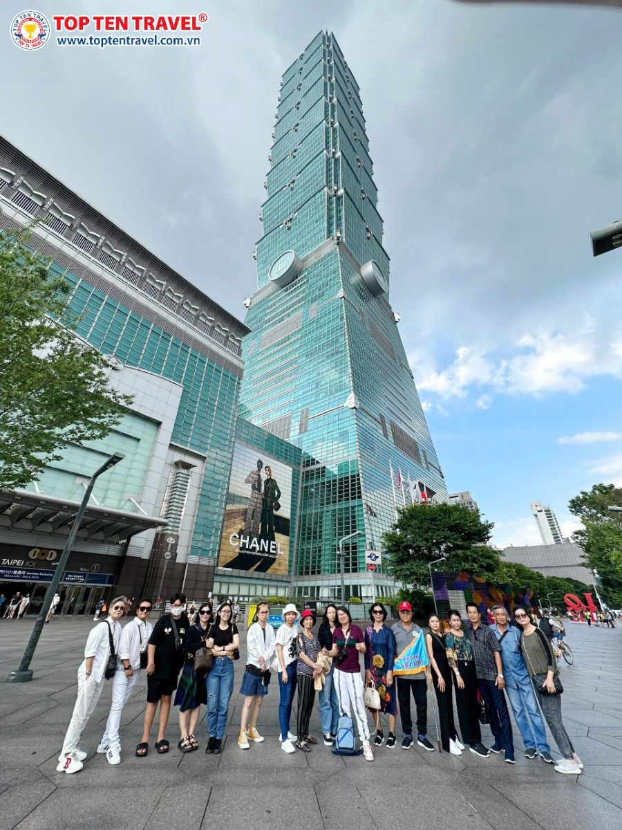 Taipei 101 là một biểu tượng kiến trúc độc đáo tại xứ Đài