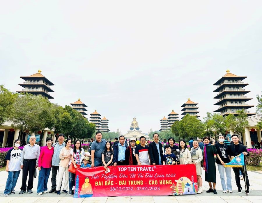 Đoàn khách nhà Top Ten Travel tại Đài Loan