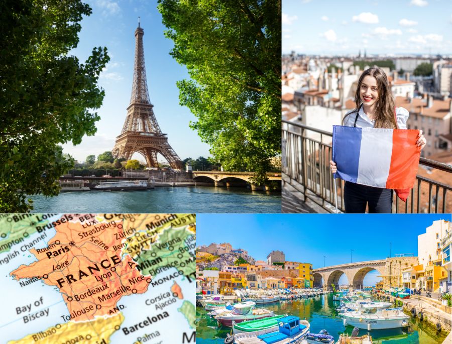 Nước Pháp sở hữu diện tích rộng lớn với rất nhiều các địa điểm du lịch đẹp