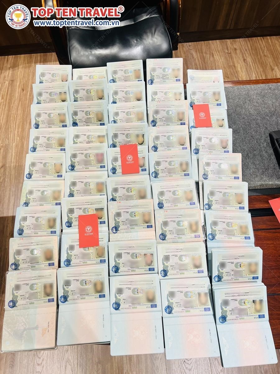 Lượng khách đậu visa Schengen mỗi ngày của Top ten Travel là vô cùng lớn