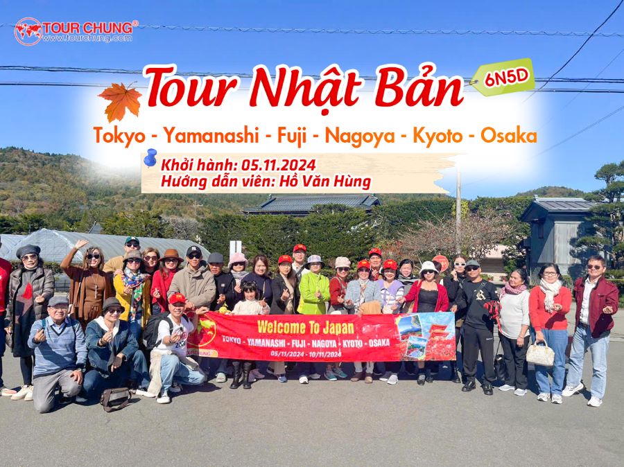 Tổng hợp hình đoàn tour Nhật Bản khởi hành vào tháng 11/2024