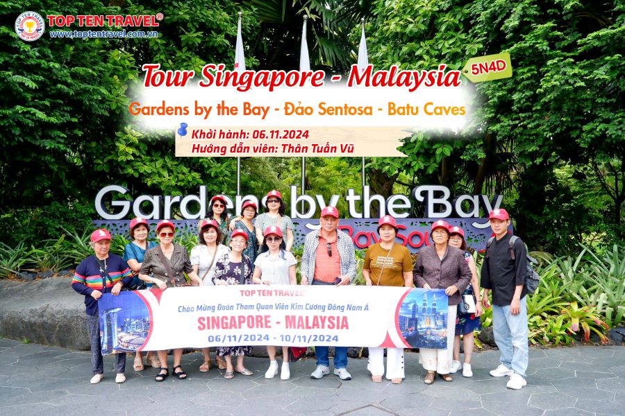 Tổng hợp hình đoàn tour Đông Nam Á khởi hành vào tháng 11/2024
