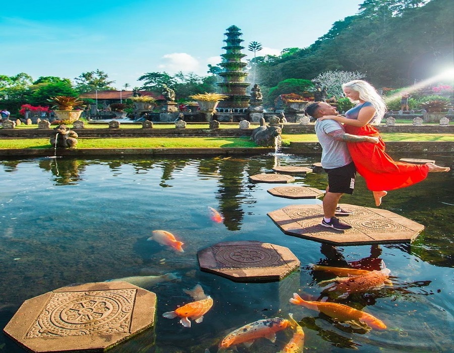 Hồ cá chép ở Bali