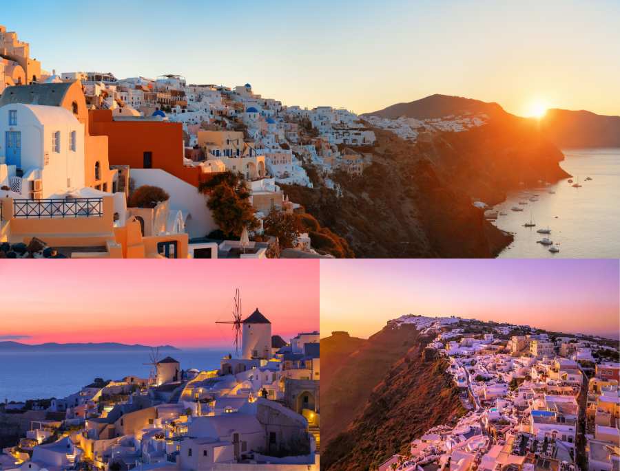 Hoàng hôn ở Oia không chỉ là một cảnh tượng, mà còn là một trải nghiệm vô cùng thú vị