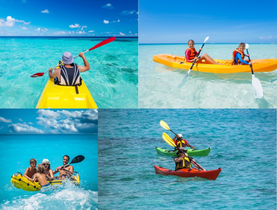 trải nghiệm chèo thuyền Kayak trên Biển Bondi 