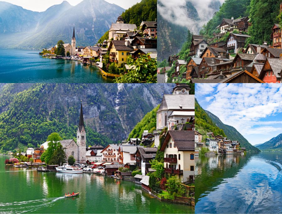 Khung cảnh của Hallstatt - Thị trấn đẹp nhất thế giới