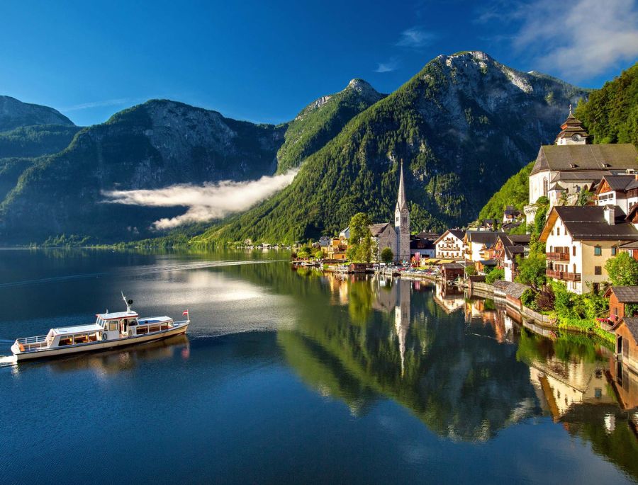 Thị trấn Hallstatt đem đến cho du khách những trải nghiệm hoàn hảo không thể nào quên