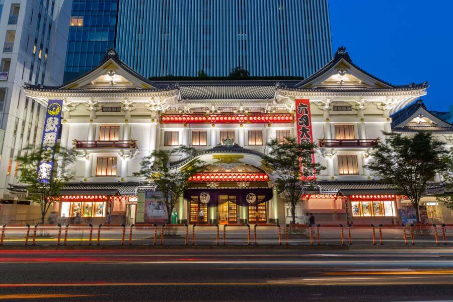 Kabukiza là nhà hát Kabuki nổi tiếng và quan trọng nhất tại Nhật Bản