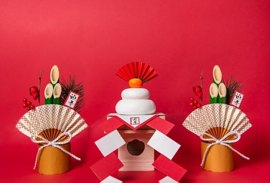 Kadomatsu còn có nhiều phụ kiện đi kèm khác để tăng vẻ đẹp và tăng thêm giá trị ý nghĩa trong những ngày tết