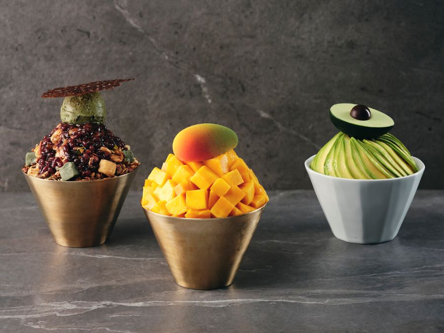 Kem đá bào Bingsu Hàn Quốc được cải biến với nhiều hương vị độc đáo khác nhau 