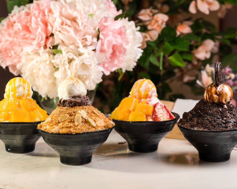 Kem đá bào Bingsu Hàn Quốc là một món tráng miệng vô cùng phổ biến và được yêu thích 
