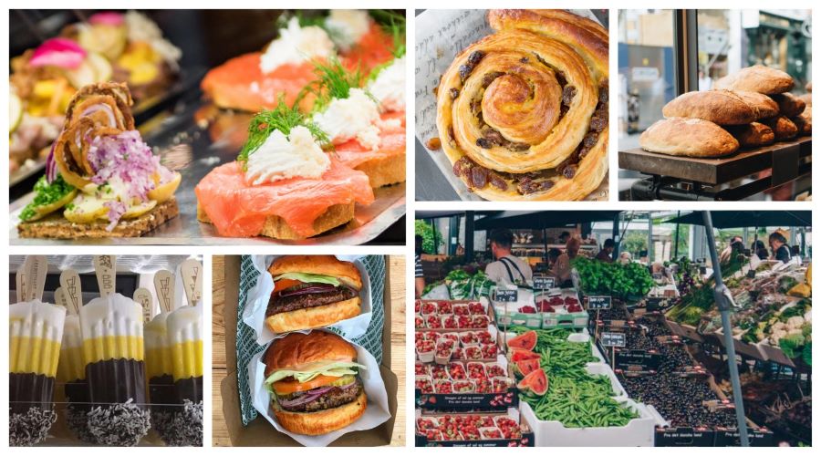 Du khách có thể thưởng thức ẩm thực phong phú, đặc sắc tại kênh đào Nyhavn