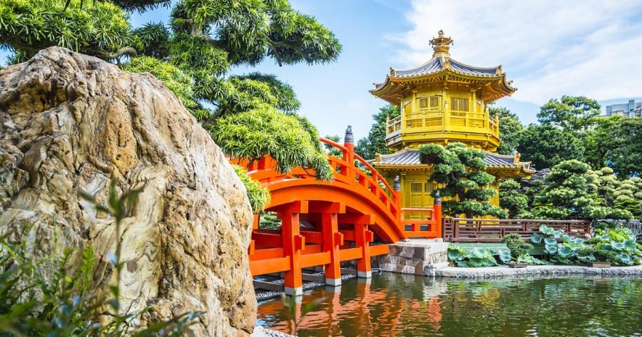 Khu vườn Nan Lian sở hữu cảnh sắc thiên nhiên tươi đẹp hữu tình