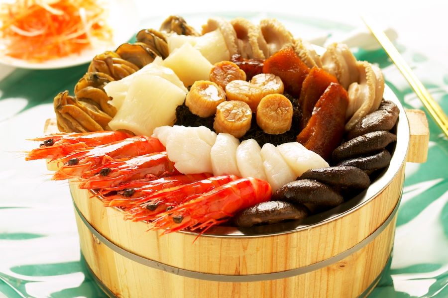 Pen cai tại Singapore là một món ăn được ví như là biểu tượng của sự hòa thuận