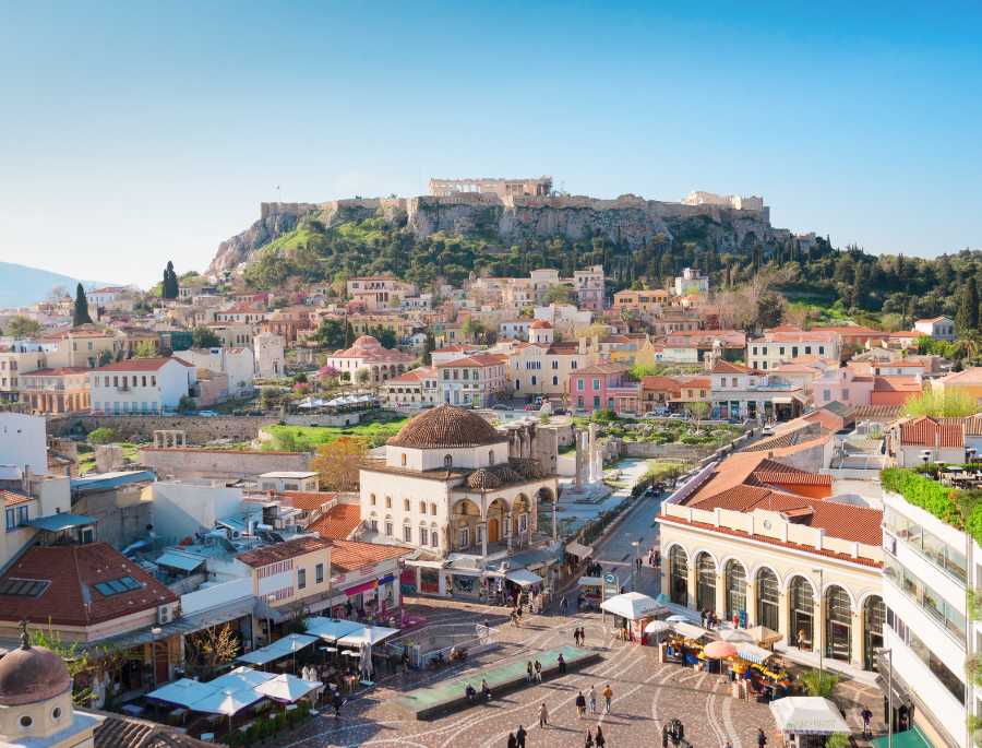 Athens là một thành phố vừa cổ kính vừa sôi động