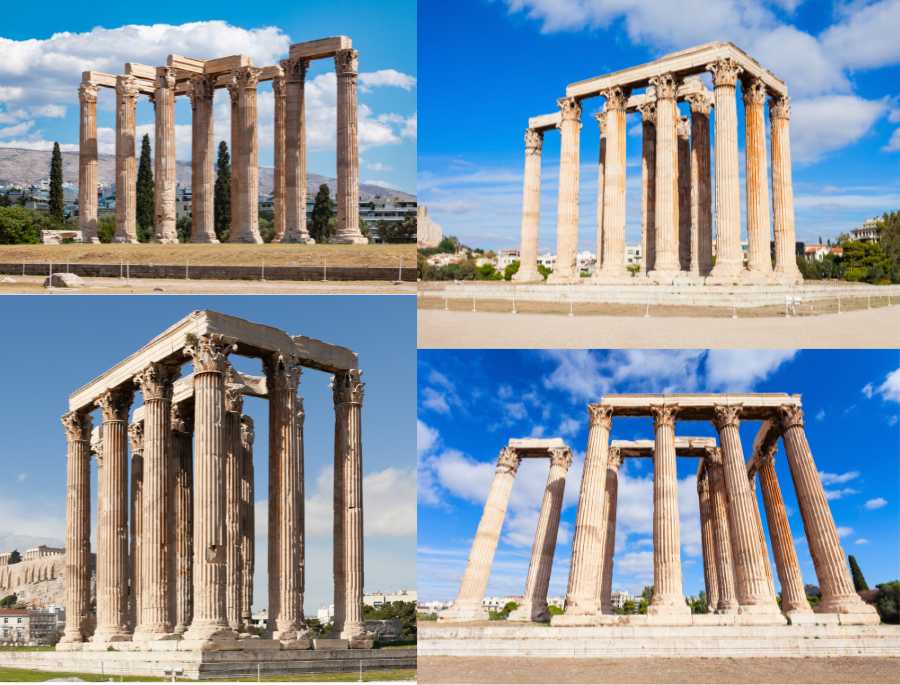 Đền thần Zeus là nơi thờ cúng vị thần tối cao của Hy Lạp