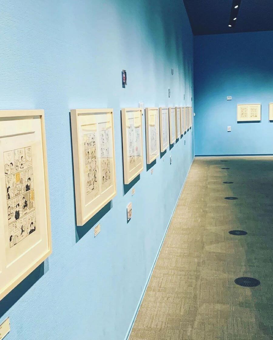 Tầng 1 được thiết kế để giới thiệu những tác phẩm tiêu biểu, quá trình sáng tác và những câu chuyện thú vị đằng sau mỗi nhân vật