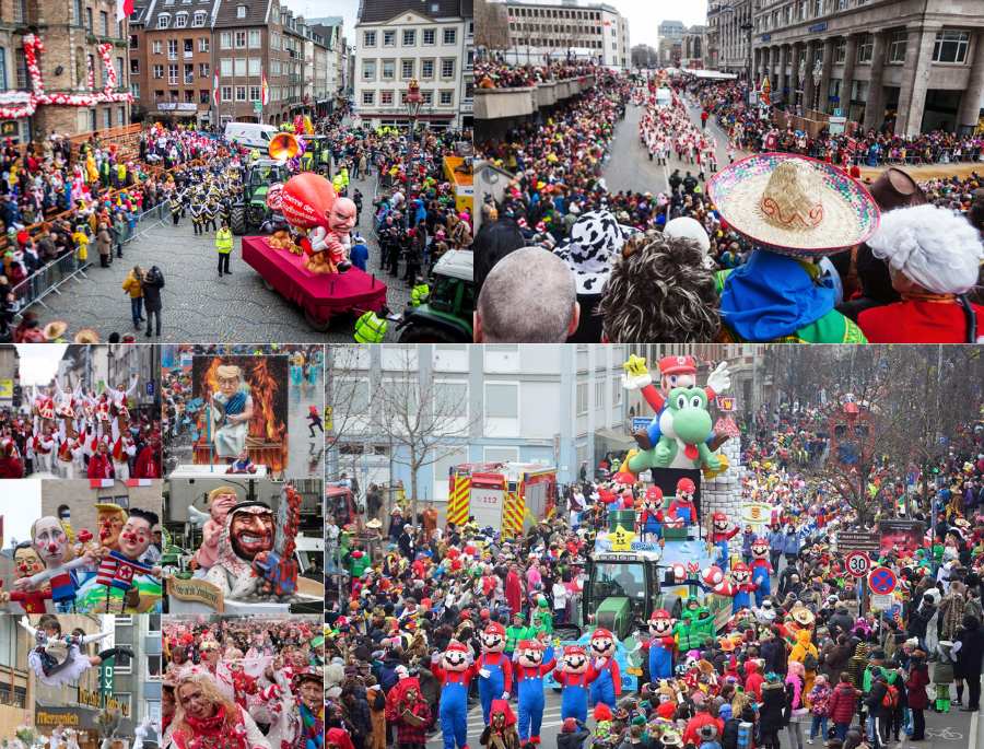 Những đoàn xe diễu hành vô cùng ấn tượng trong lễ hội