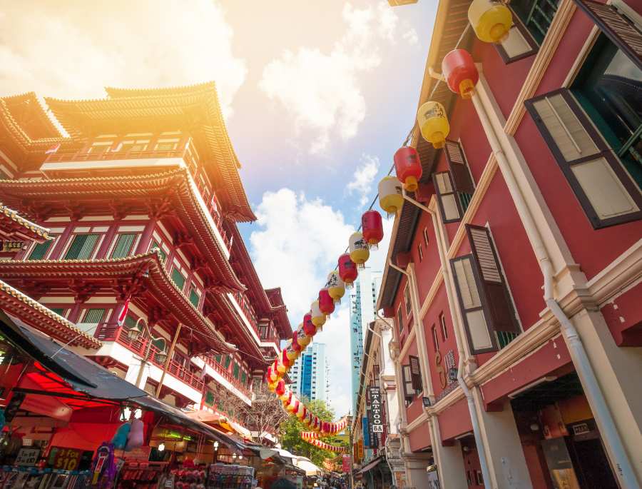 China Town là nơi lưu giữ các giá trị văn hóa truyền thống của người hoa