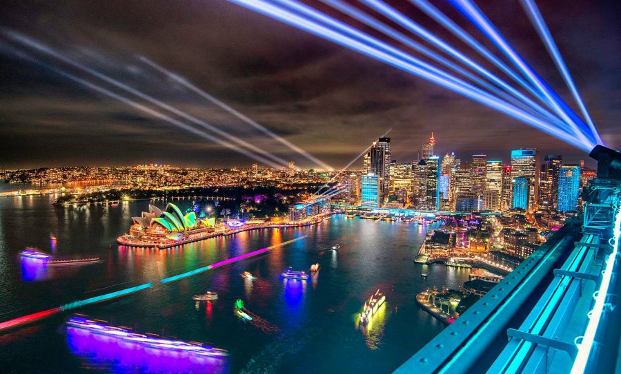 Khám phá lễ hội ánh sáng Vivid Sydney khi đi du lịch Úc