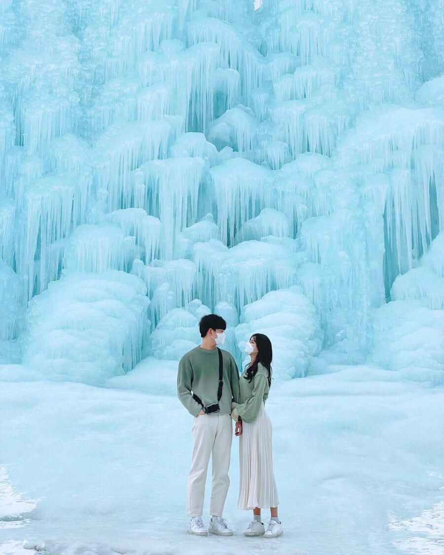 Lễ hội Đài phun nước băng Chilgapsan mang trong mình nhiều nét độc đáo, thu hút du khách bởi những trải nghiệm khó quên