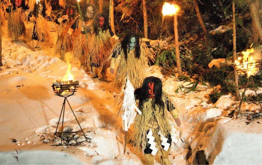 Lễ rước Namahage là một hoạt động chính và vô cùng quan trọng của lễ hội Namahage Sedo