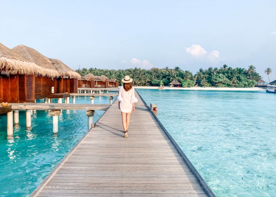 Maldives sở hữu những khu nghỉ dưỡng sang trọng và đẳng cấp nằm dọc theo bờ biển