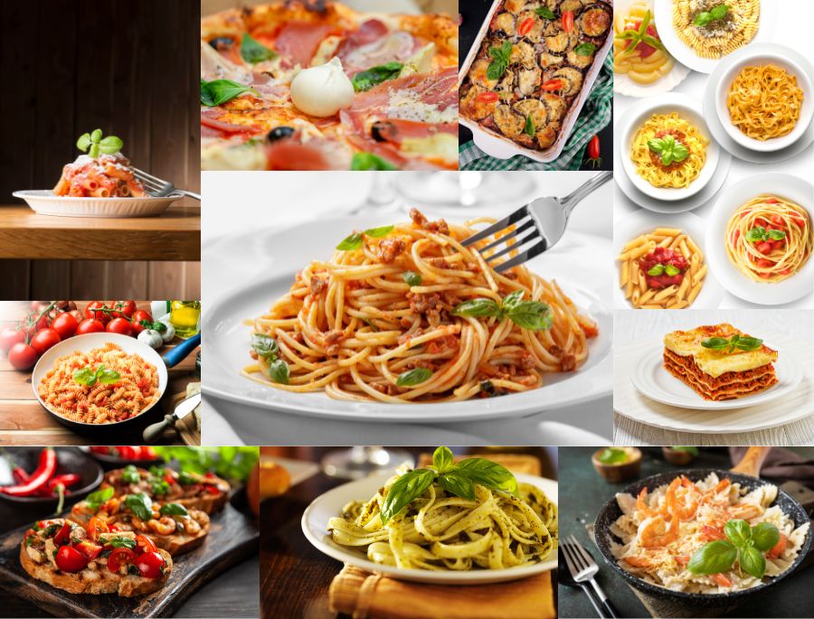 Các món ăn của nước Ý có sự hòa quyện giữa ẩm thực truyền thống và ẩm thực hiện đại