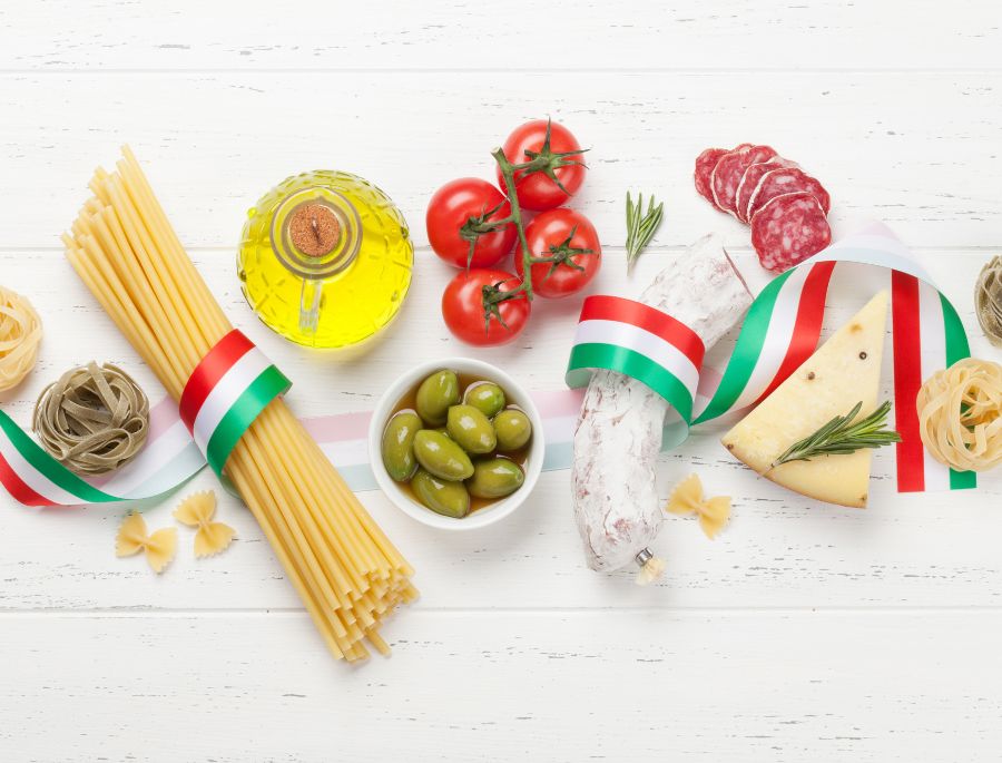 Mỗi vùng miền của Ý đều sở hữu những món ăn đặc trưng với các nguyên liệu khác nhau